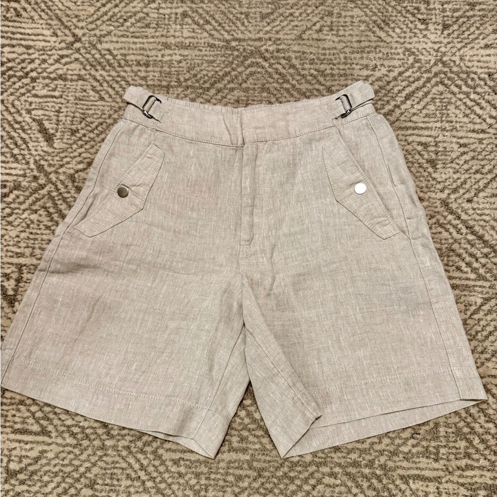 Athleta Voyager Linen Shorts. Size 2.
